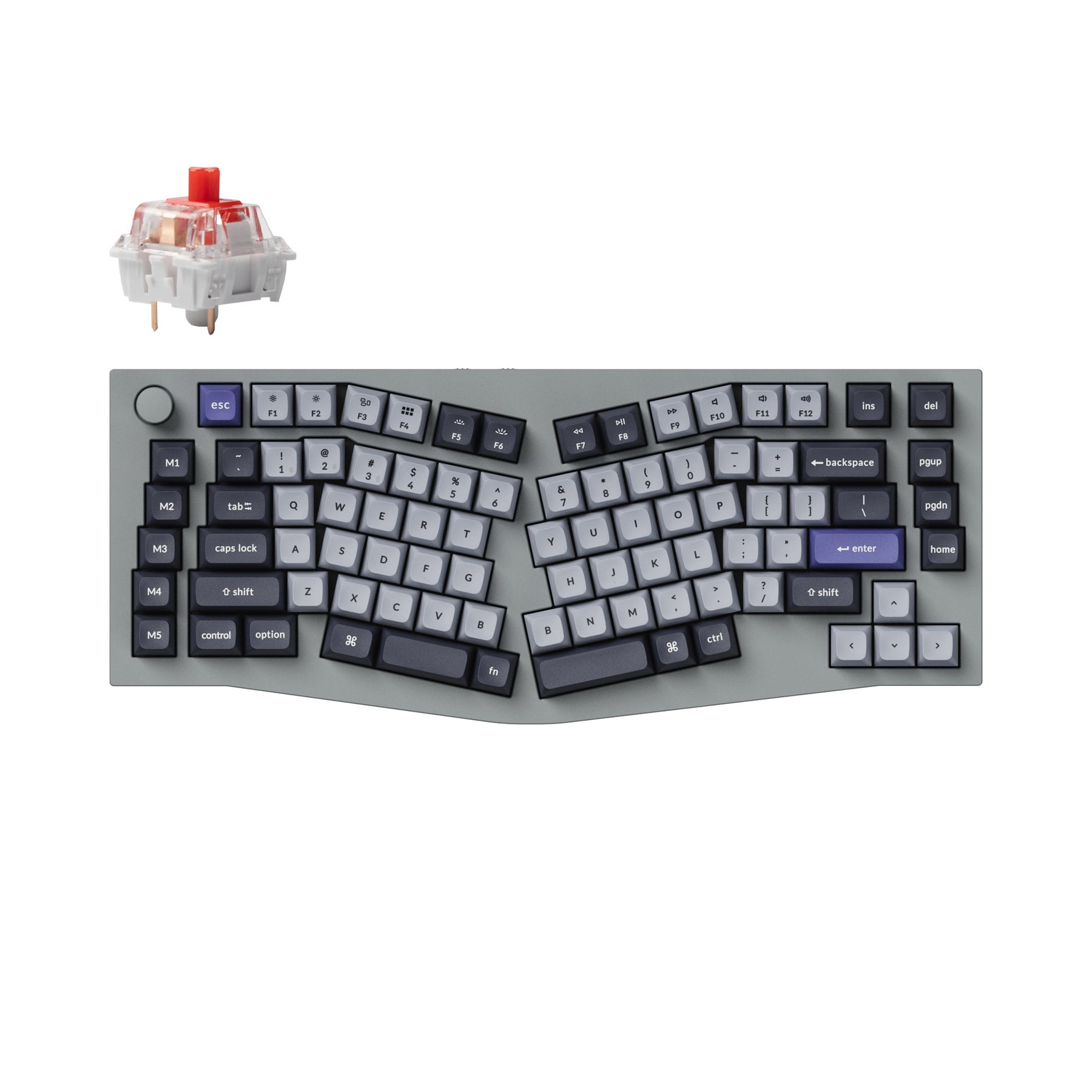 Keychron Q10 Pro (Alice レイアウト) QMK/VIA ワイヤレス カスタム メカニカル キーボード（US ANSI 配列）