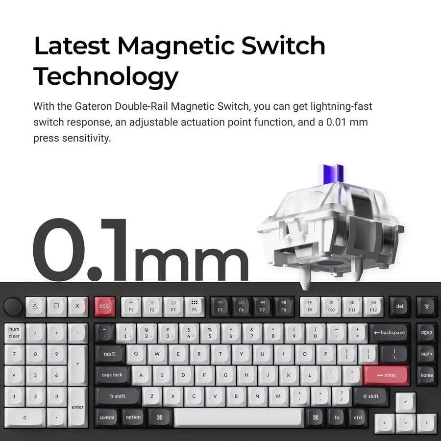 Keychron Q12 HE QMK ワイヤレスカスタムキーボード