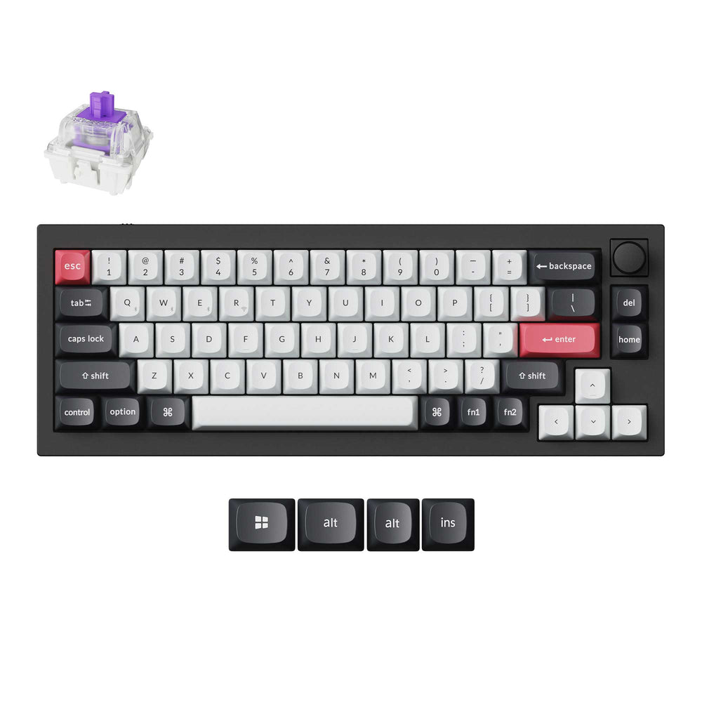Keychron Q2 HE QMK ワイヤレス カスタム キーボード（US ANSI 配列）