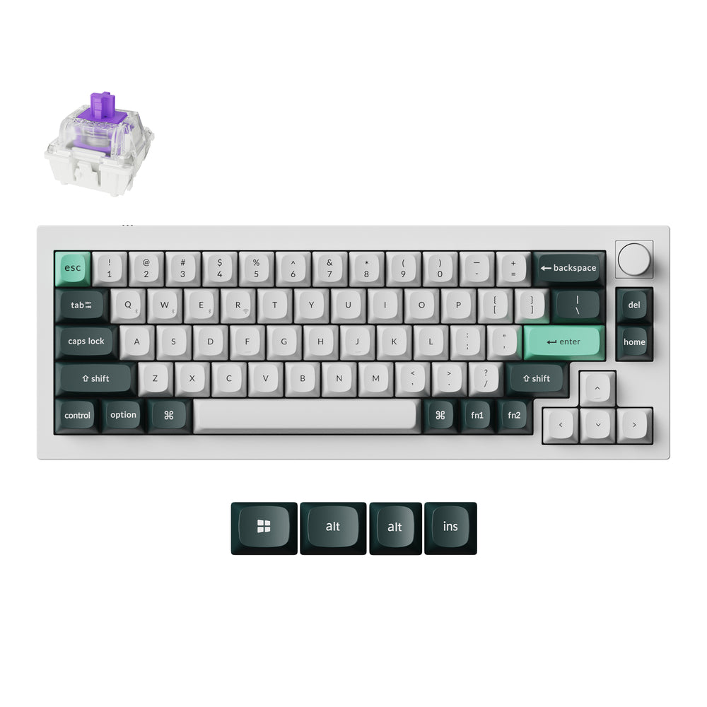 Keychron Q2 HE QMK ワイヤレス カスタム キーボード（US ANSI 配列）