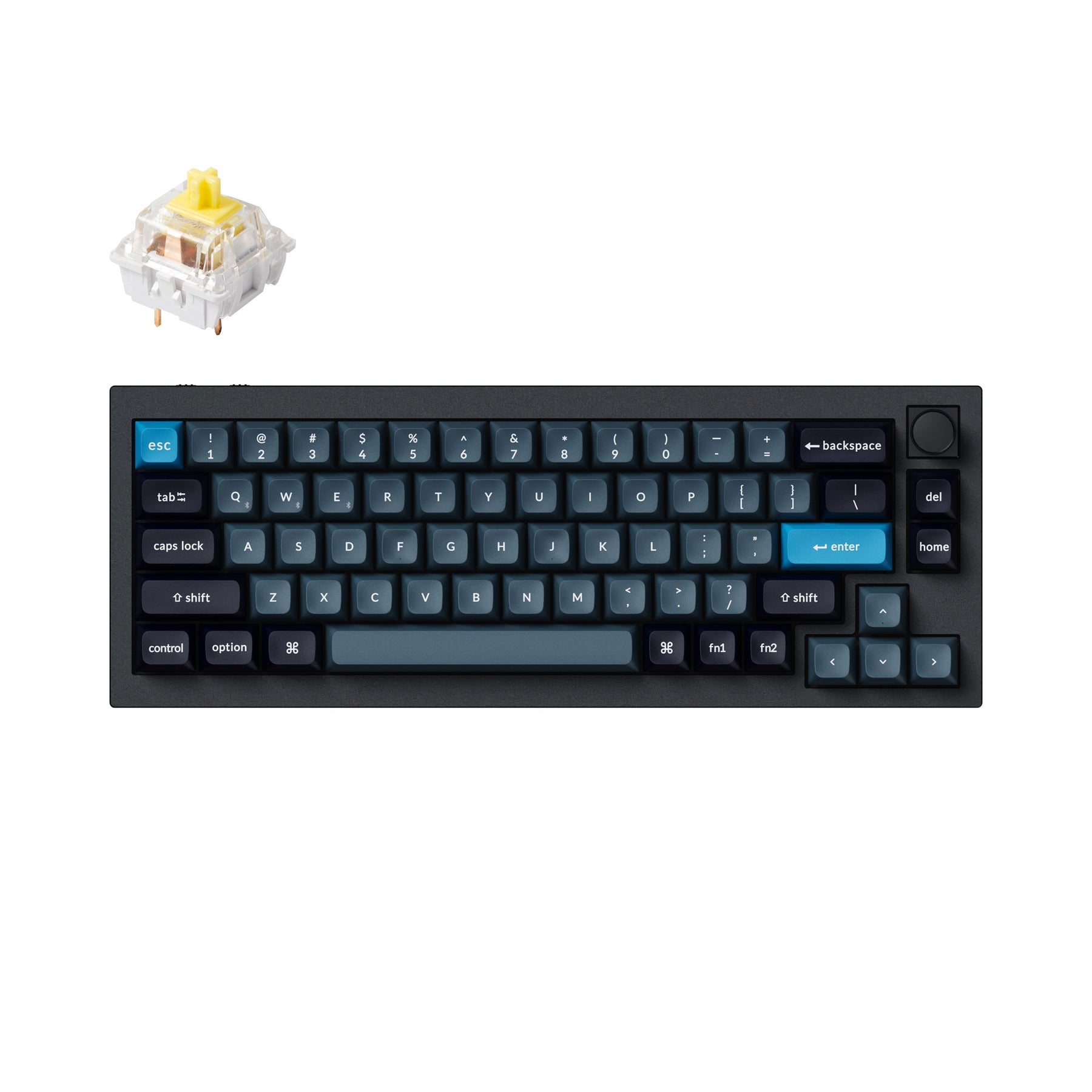 Keychron Q2 Pro QMK/VIA ワイヤレス カスタム メカニカルキーボード（US ANSI 配列）