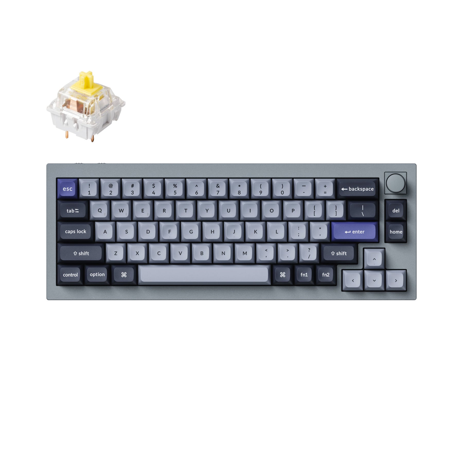 Keychron Q2 Pro QMK/VIA ワイヤレス カスタム メカニカルキーボード（US ANSI 配列）