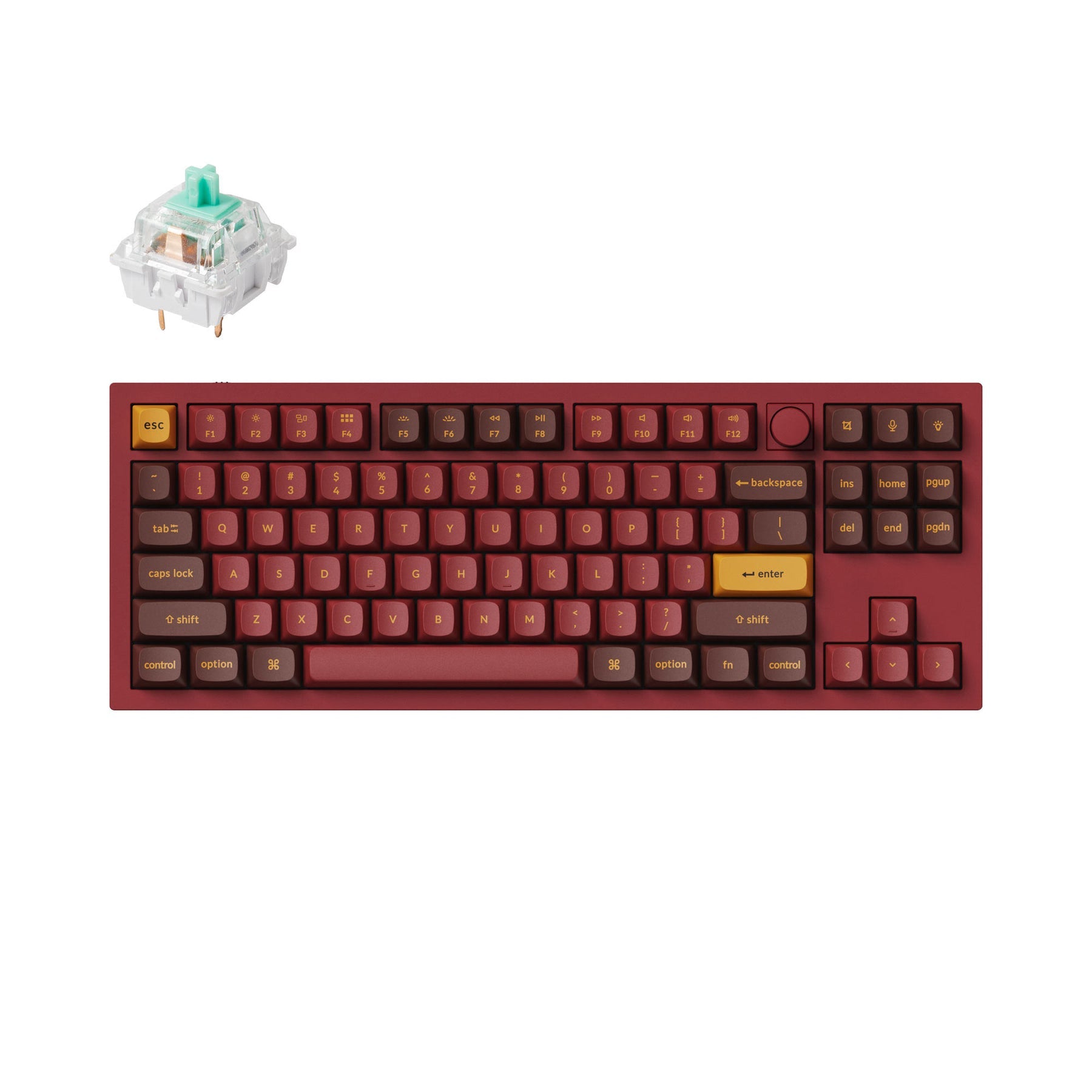 Keychron Q3 QMK カスタム メカニカル キーボード（US ANSI 配列）