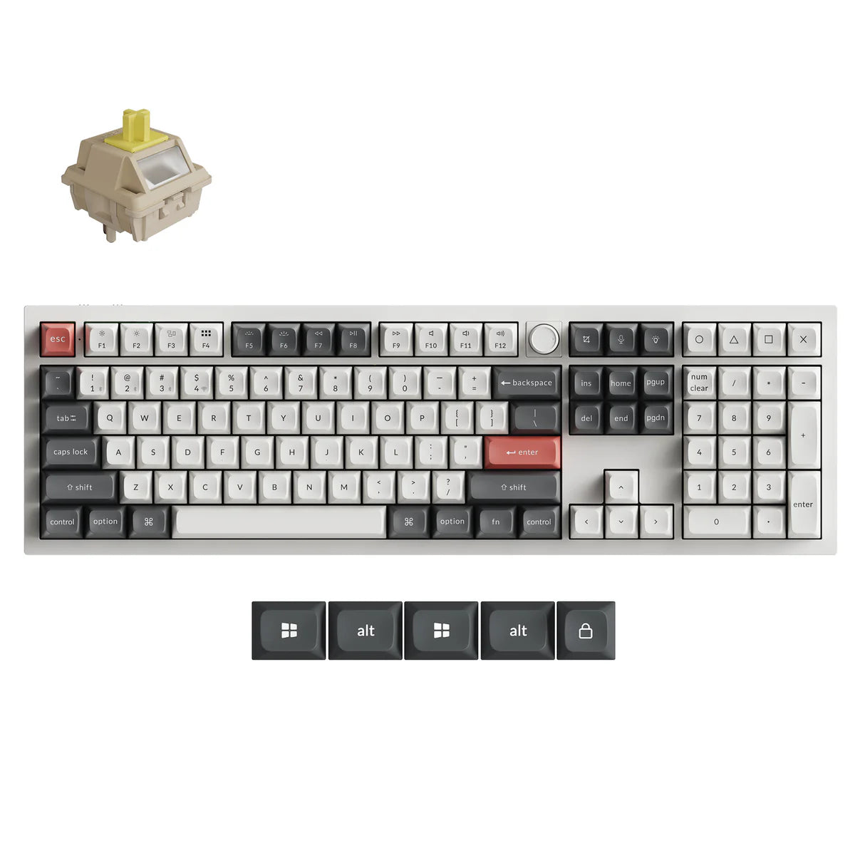 Keychron Q6 Ultra 8K ワイヤレスカスタムメカニカルキーボード