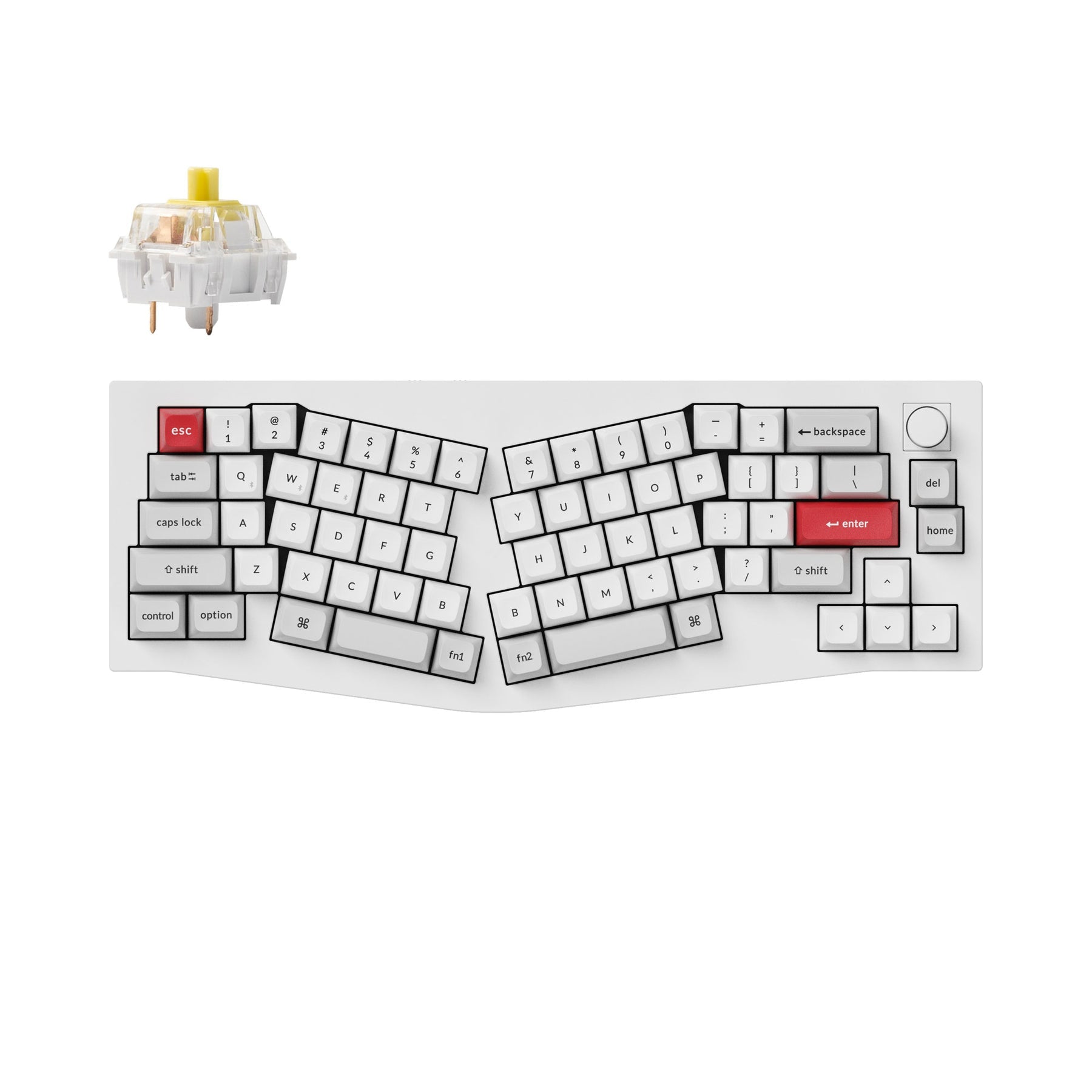 Keychron Q8 Pro（アリスレイアウト）QMKカスタムメカニカルキーボード