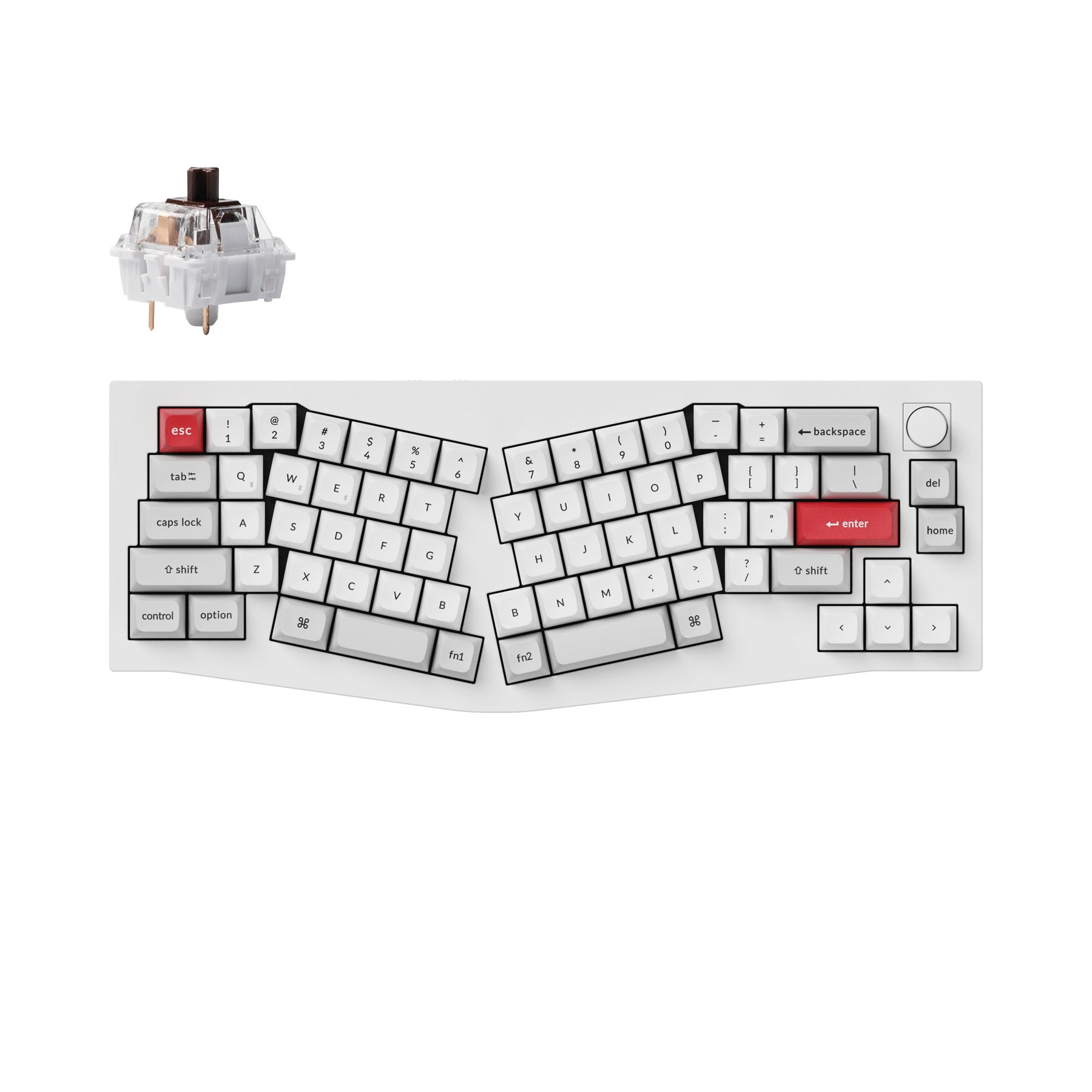 Keychron Q8 Pro（アリスレイアウト）QMKカスタムメカニカルキーボード