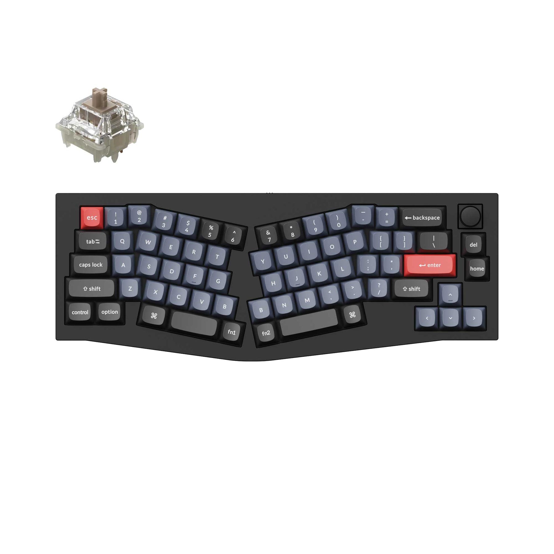 Keychron Q8 (アリスレイアウト）QMKカスタムメカニカルキーボード