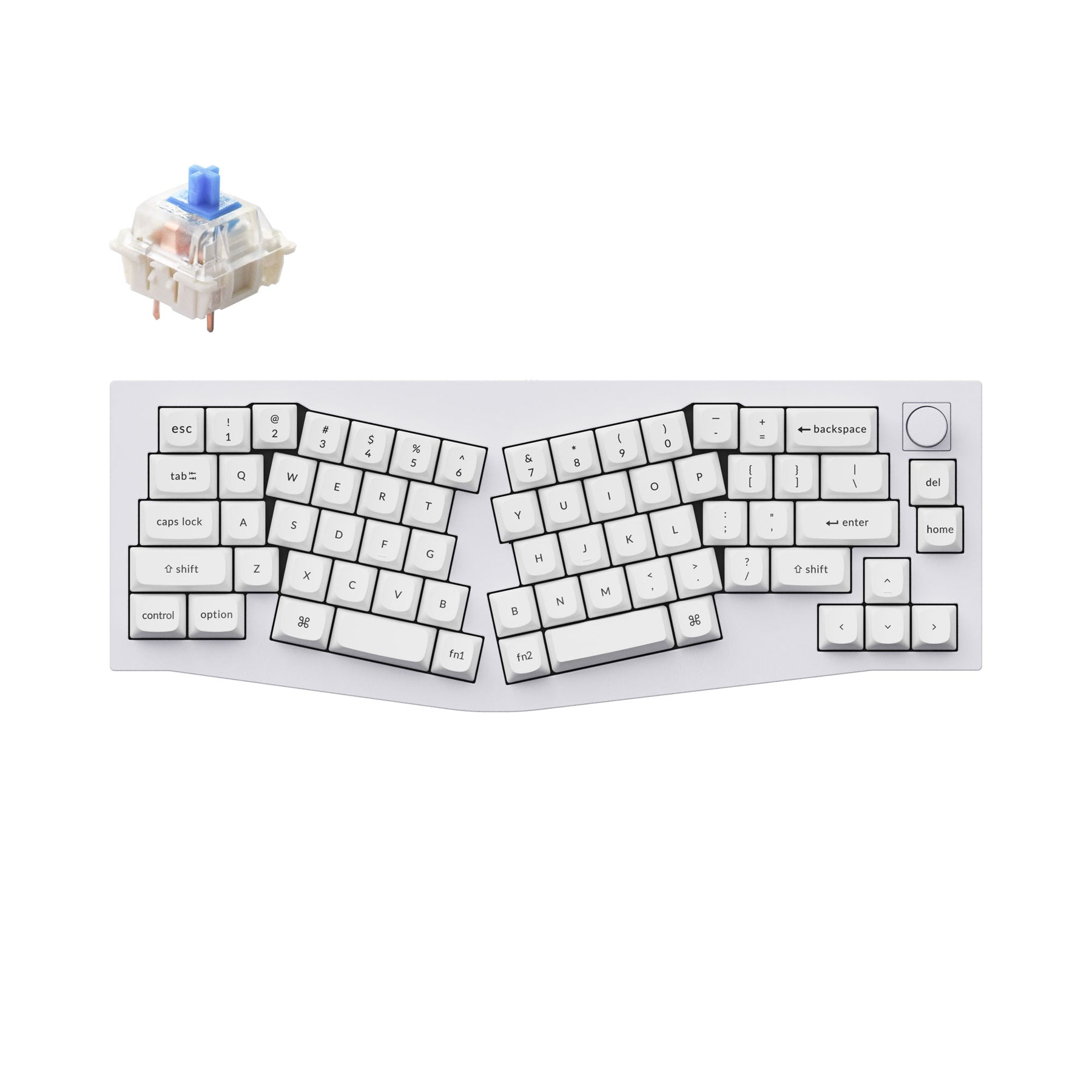 Keychron Q8 (アリスレイアウト）QMKカスタムメカニカルキーボード
