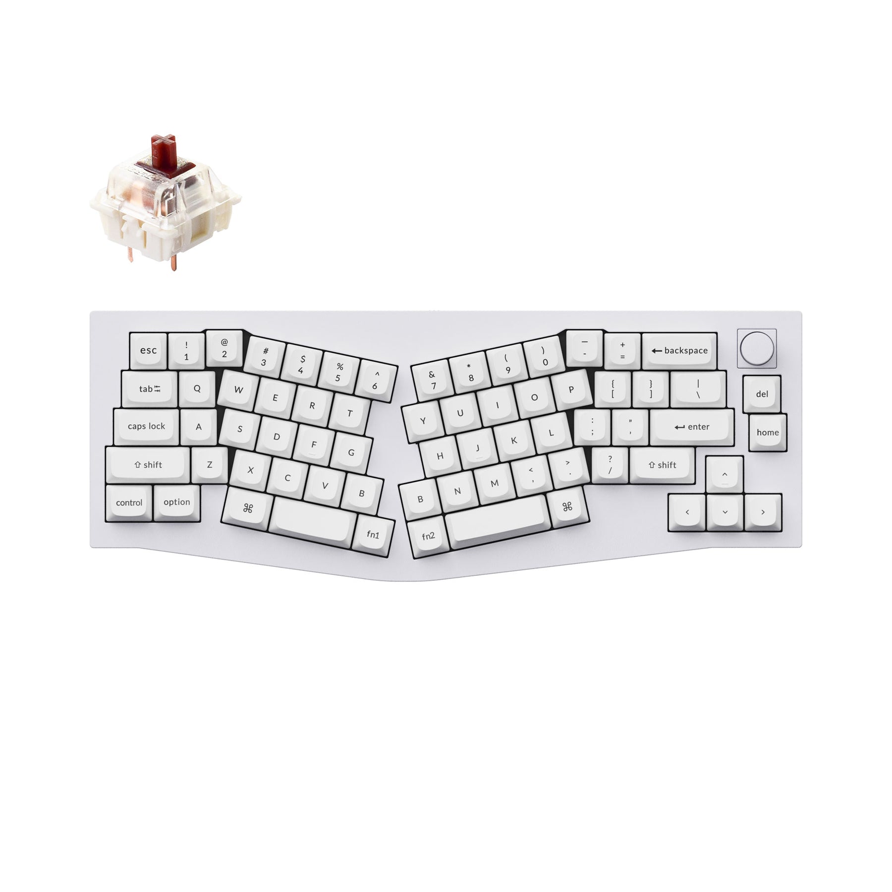 Keychron Q8 (アリスレイアウト）QMKカスタムメカニカルキーボード