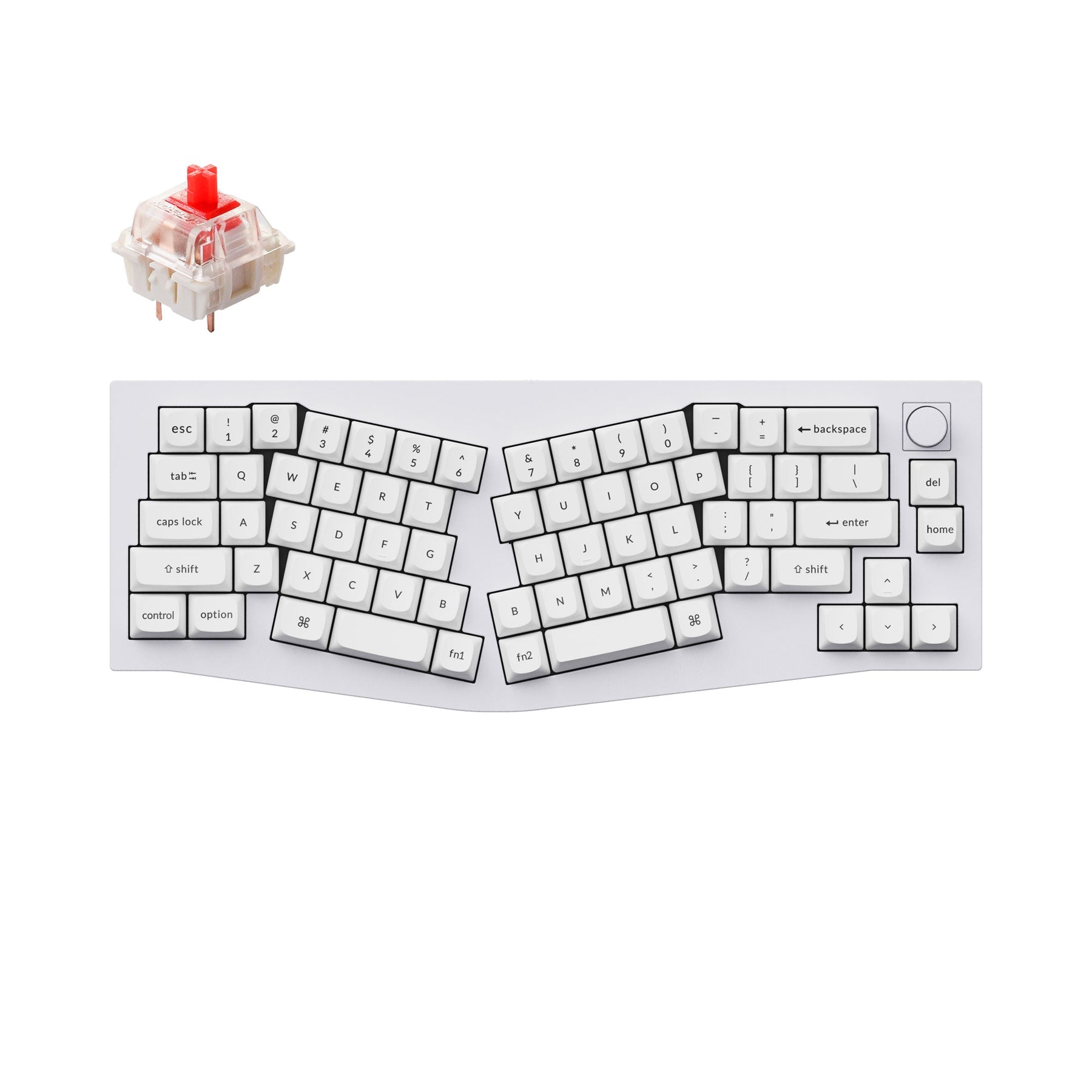 Keychron Q8 (アリスレイアウト）QMKカスタムメカニカルキーボード