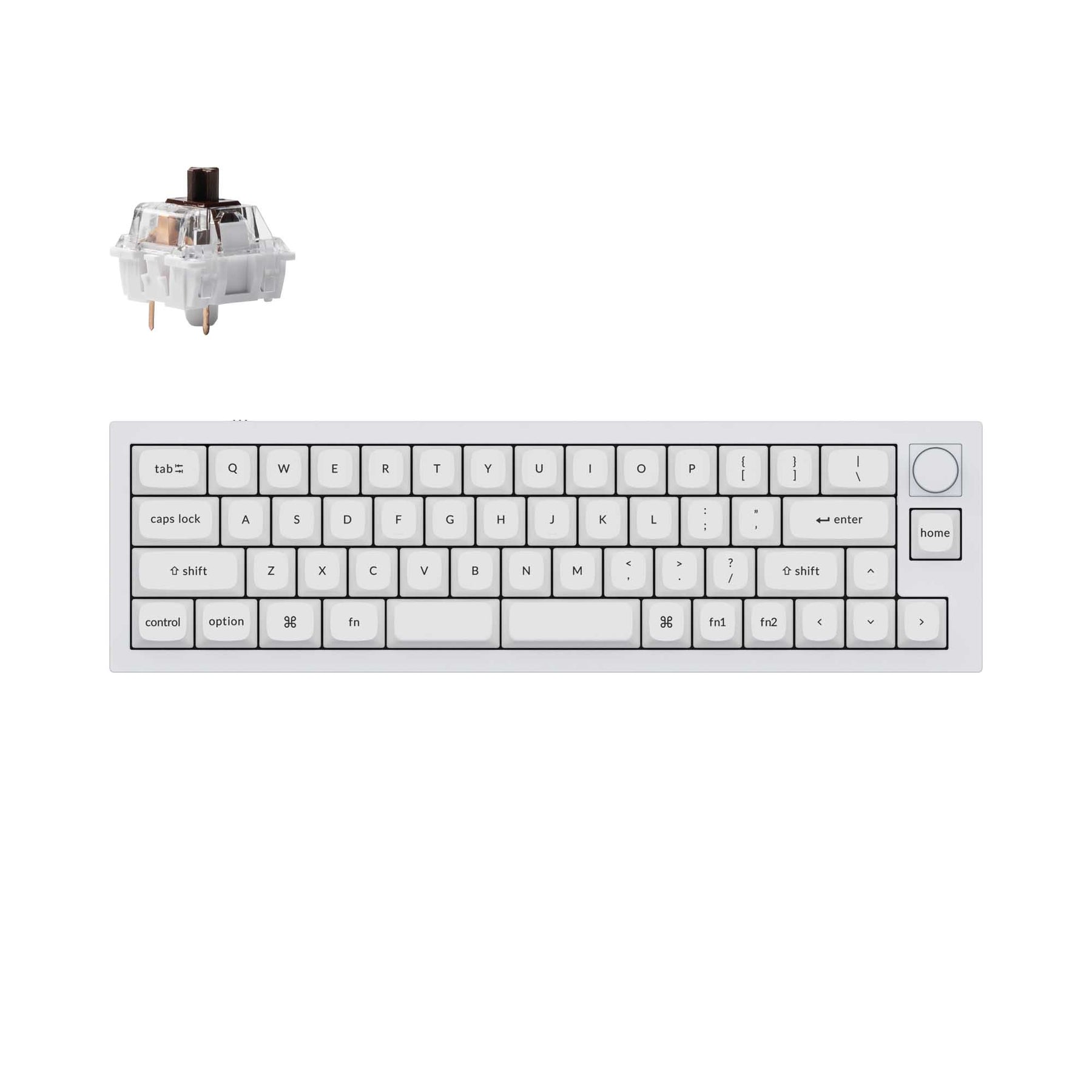 Keychron Q9 QMKカスタムメカニカルキーボード（US ANSI 配列）
