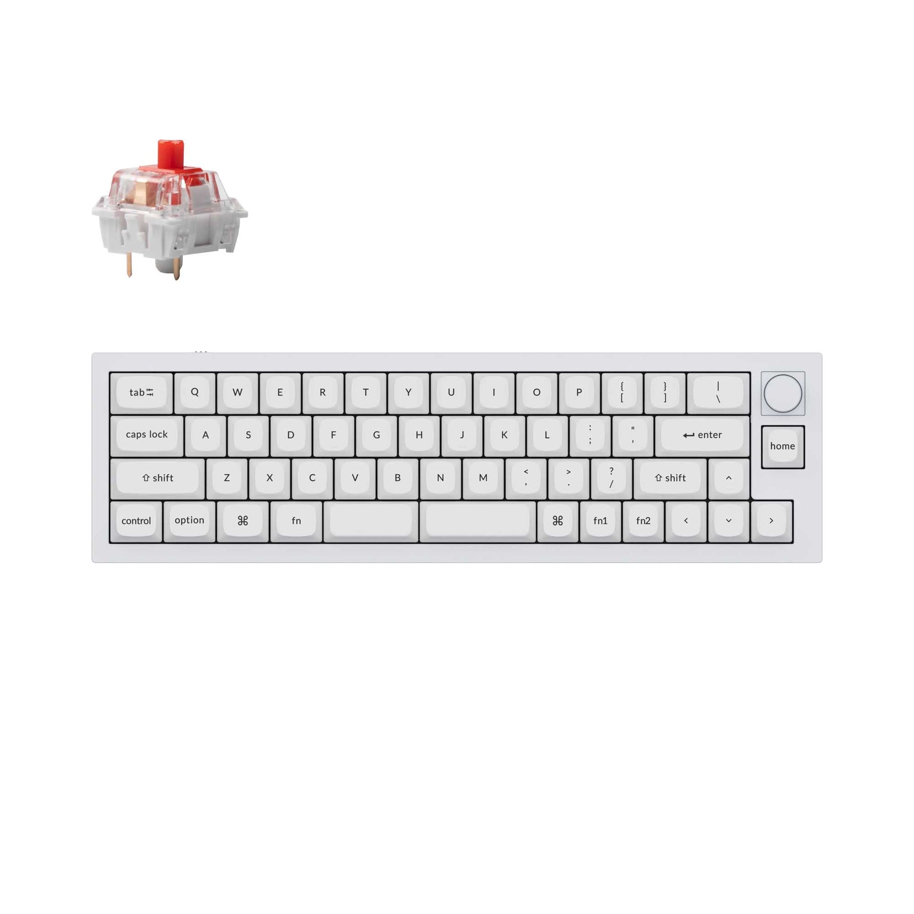 Keychron Q9 QMKカスタムメカニカルキーボード（US ANSI 配列）