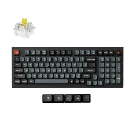 Keychron V5 8K QMK 有線メカニカルキーボード