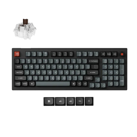 Keychron V5 8K QMK 有線メカニカルキーボード