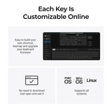 Keychron V6 8K QMK 有線メカニカルキーボード