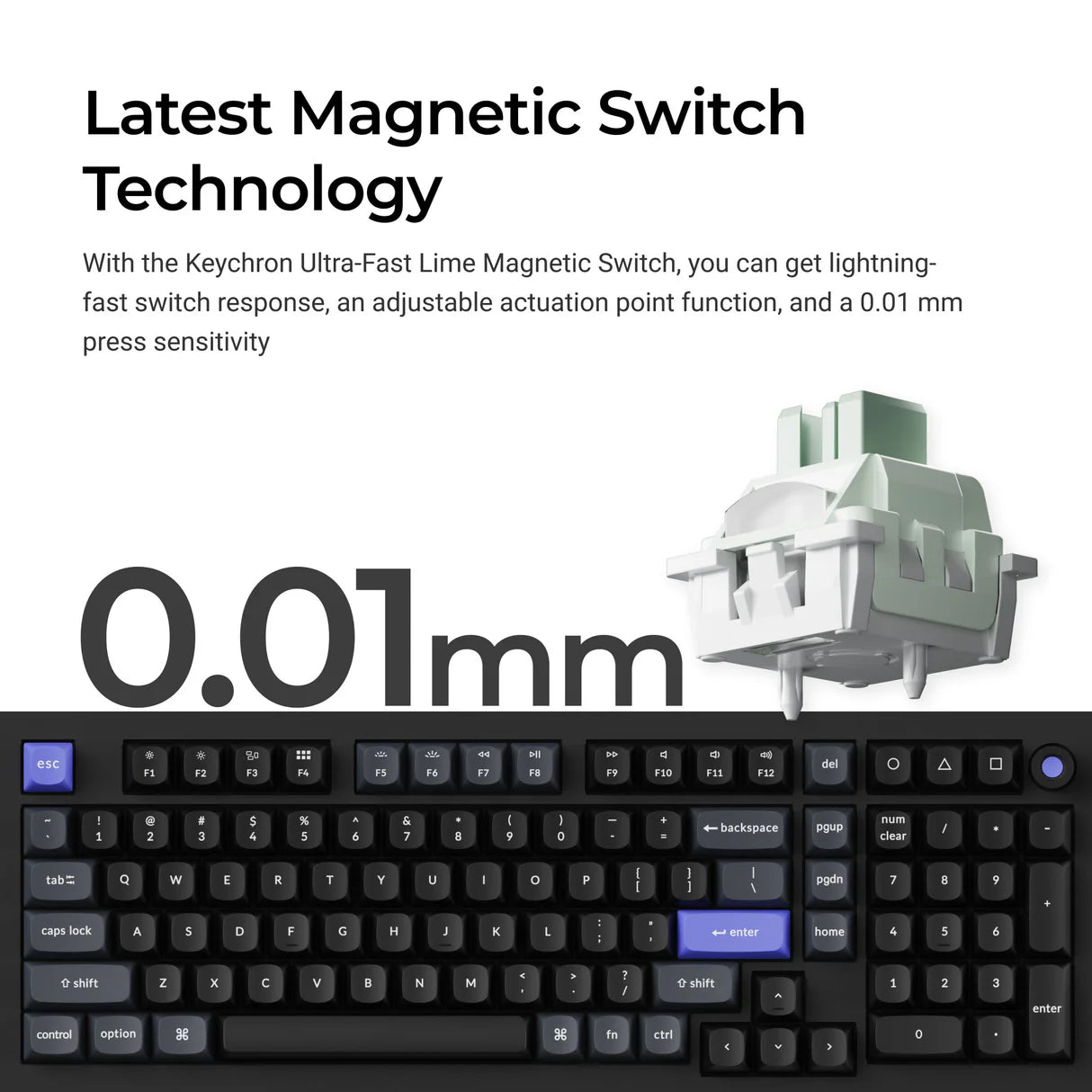 Keychron Q5 HE 8K 磁気スイッチキーボード