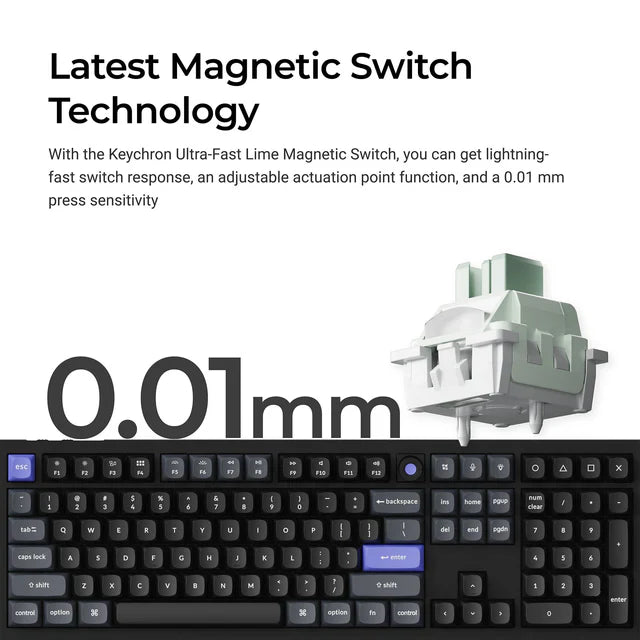 Keychron Q6 HE 8K  磁気スイッチキーボード