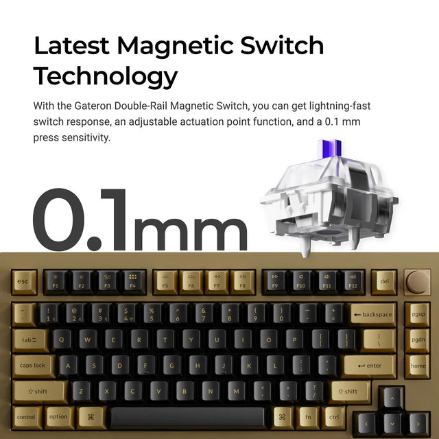 Keychron Q1 HE QMK Wireless Custom Keyboard - Copper Edition