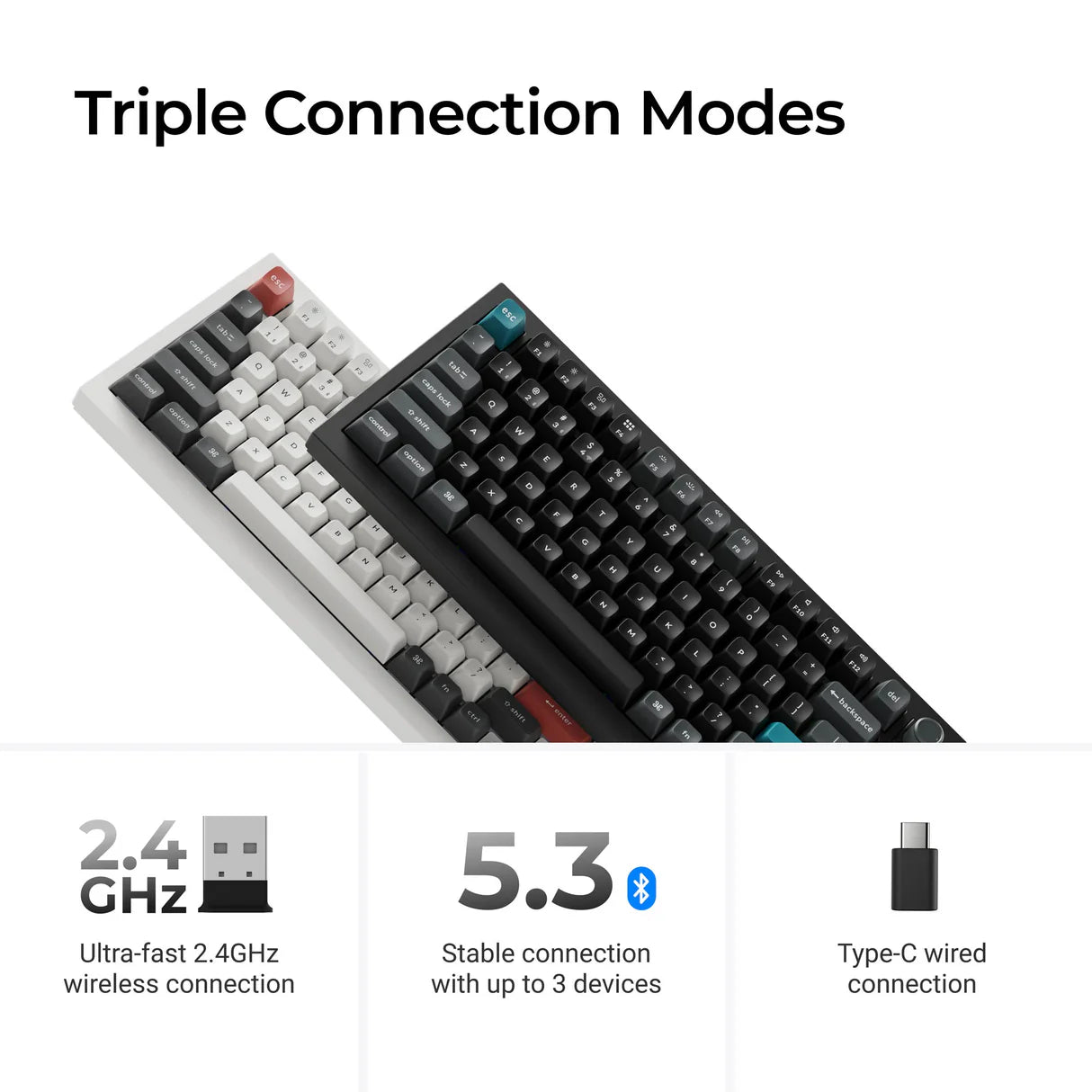 Keychron Q1 Ultra 8K ワイヤレスカスタムメカニカルキーボード