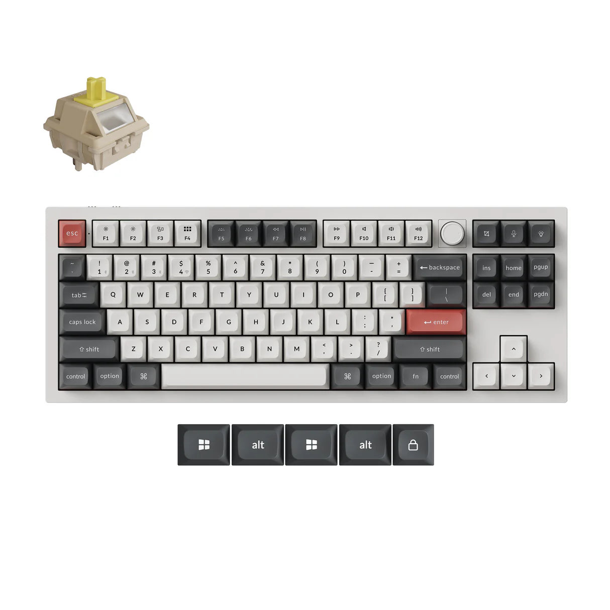 Keychron Q3 Ultra 8K ワイヤレスカスタムメカニカルキーボード