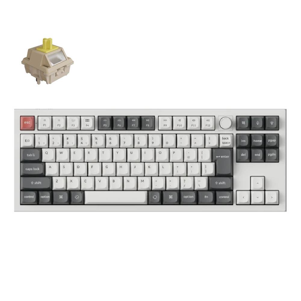 Keychron Q3 Ultra 8K ワイヤレスカスタムメカニカルキーボード  日本語配列（かな刻印なし）