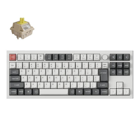 Keychron Q3 Ultra 8K ワイヤレスカスタムメカニカルキーボード  日本語配列（かな刻印なし）