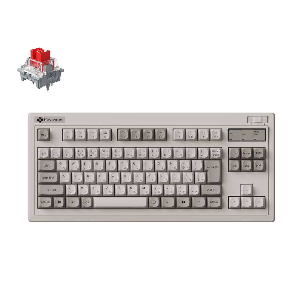 Keychron R3 QMK ワイヤレスメカニカルキーボード  JIS配列