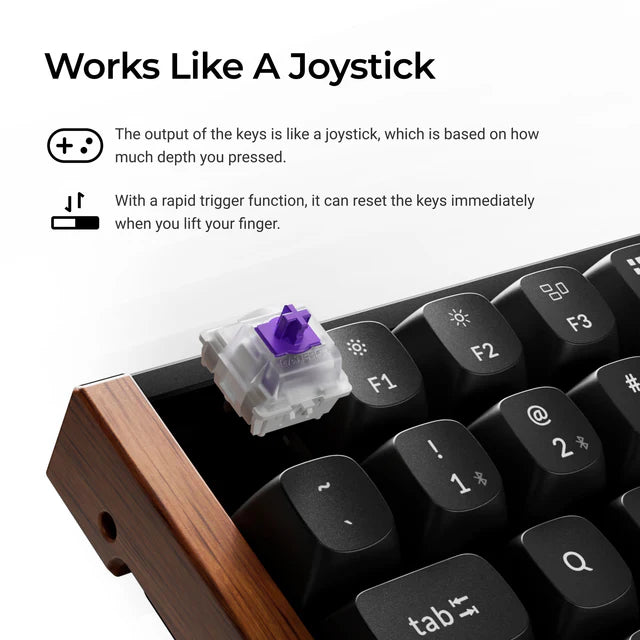 Keychron K2 HE 無線磁気スイッチカスタムキーボード 日本語配列