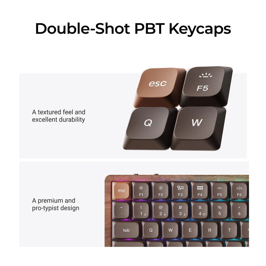 Keychron K3 Max QMK ワイヤレス・カスタムメカニカルキーボード - オールウッド スペシャルエディション