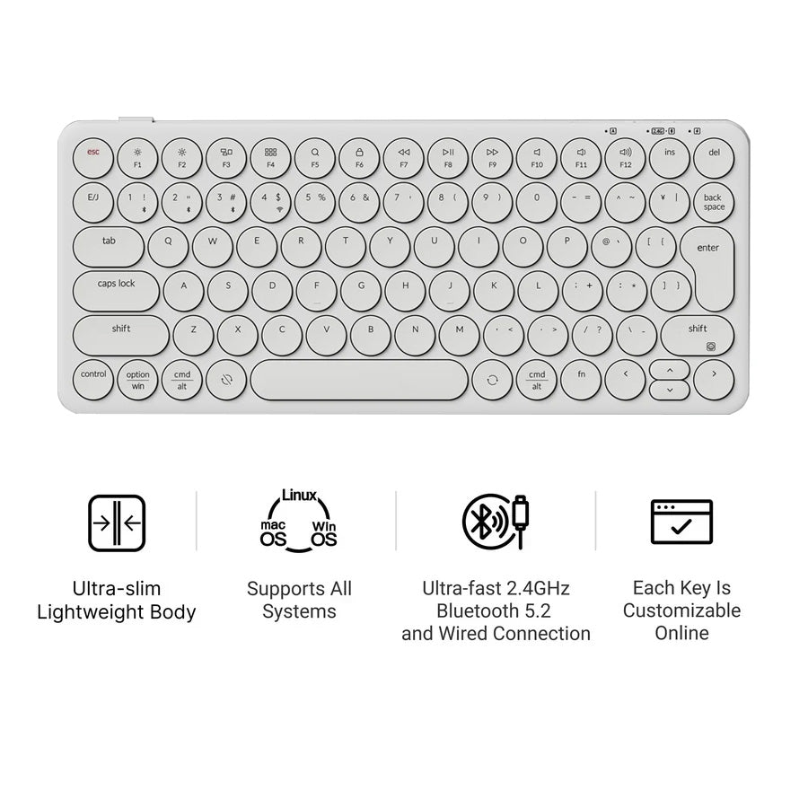 Keychron B3 Pro ウルトラスリム ワイヤレスキーボード 日本語配列
