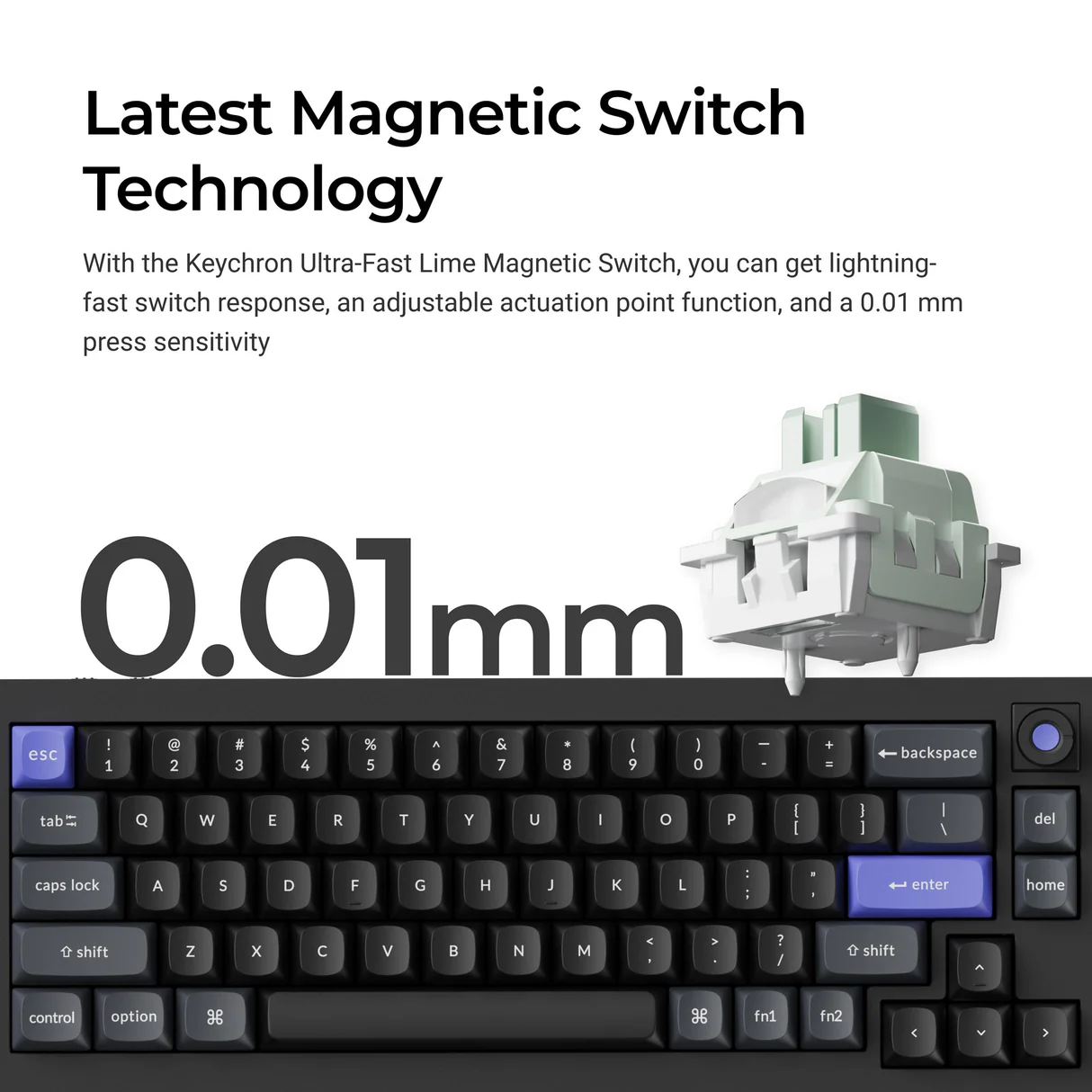 Keychron Q2 HE 8K Magnetic Switch Keyboard