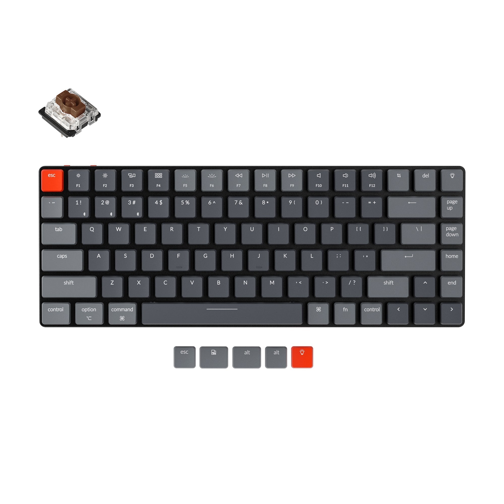 Keychron K3超薄型ワイヤレスメカニカルキーボード（バージョン2）（US ANSI 配列）