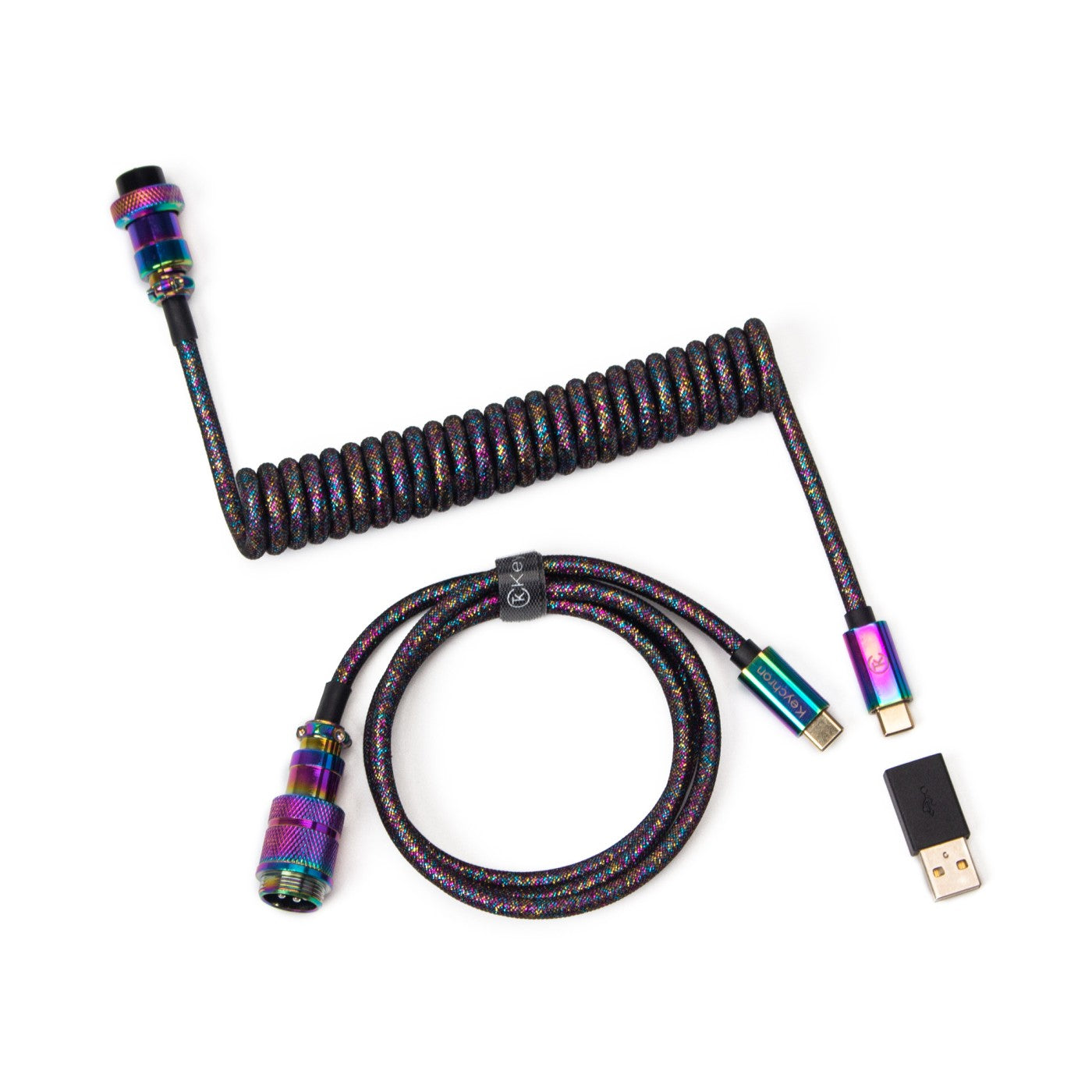 Keychron プレミアム コイル パイロット ケーブル