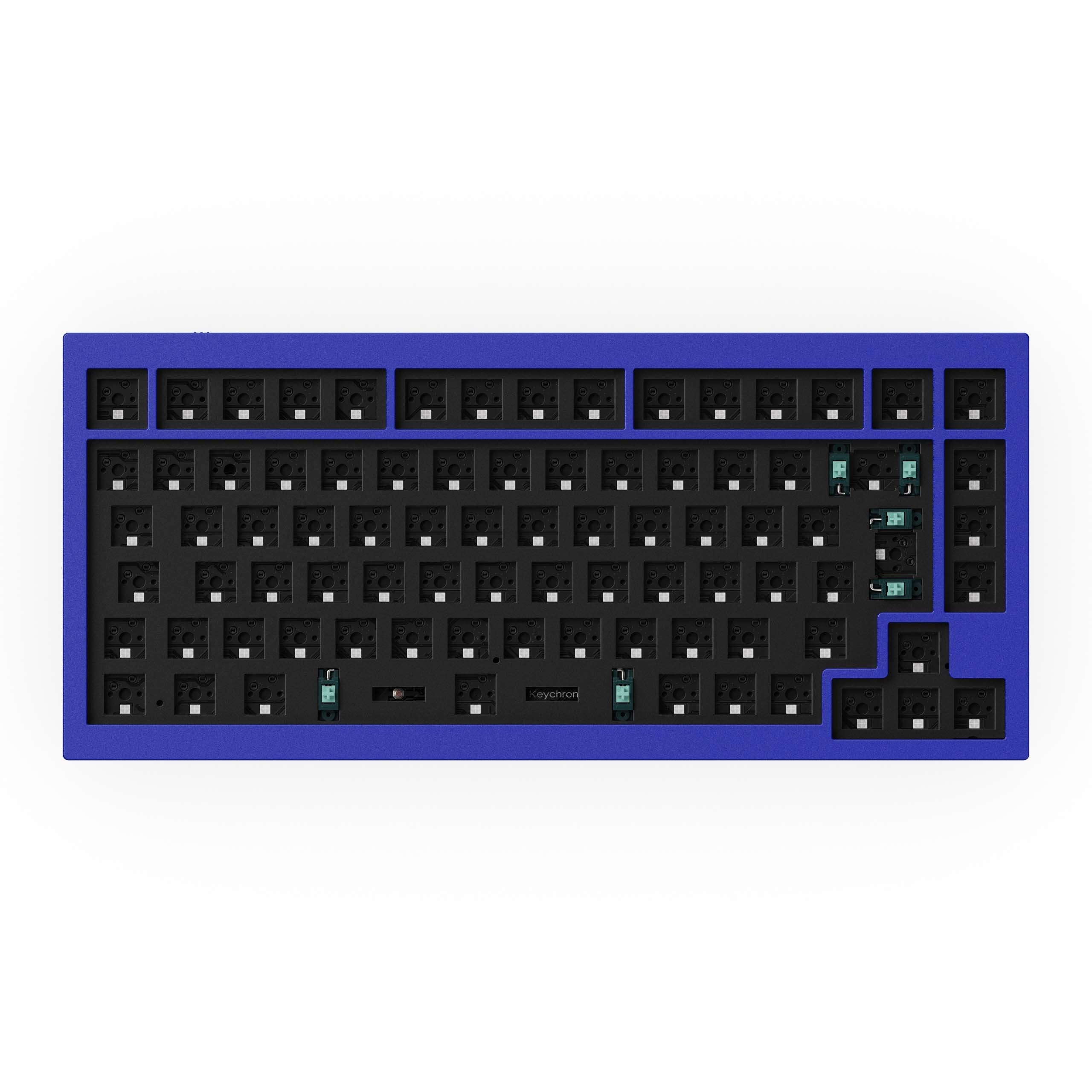 Keychron-Q1-75-percent-QMK-Custom-Mechanical-Keyboard-version-2-barebone-ISO-blue