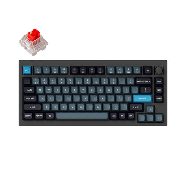 Keychron Q1 QMK カスタム（US配列）赤軸 Keychron Q1 QMK カスタム メカニカル キーボード - バージョン