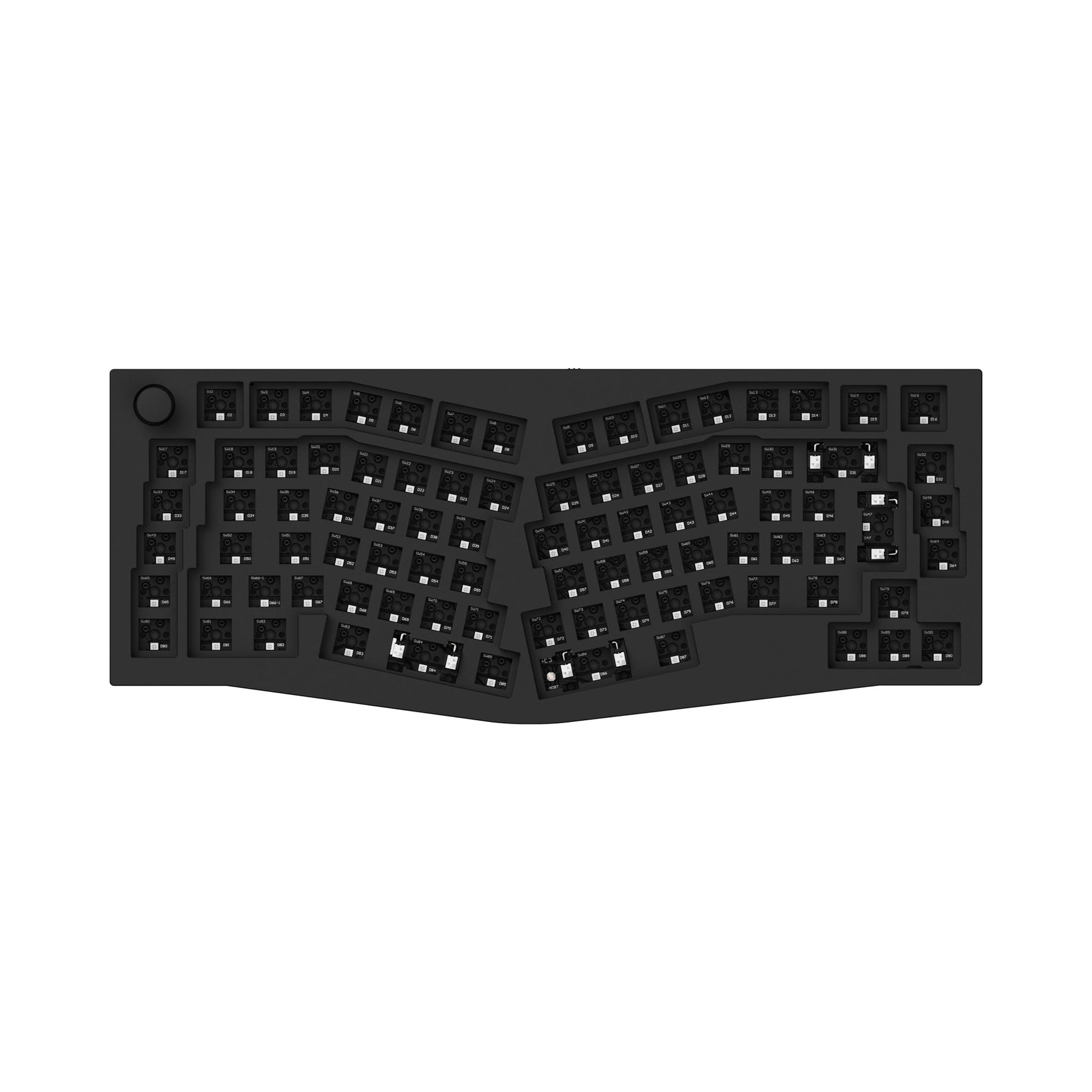 Keychron Q10 (Alice レイアウト) QMK カスタムメカニカルキーボード（US ANSI 配列）