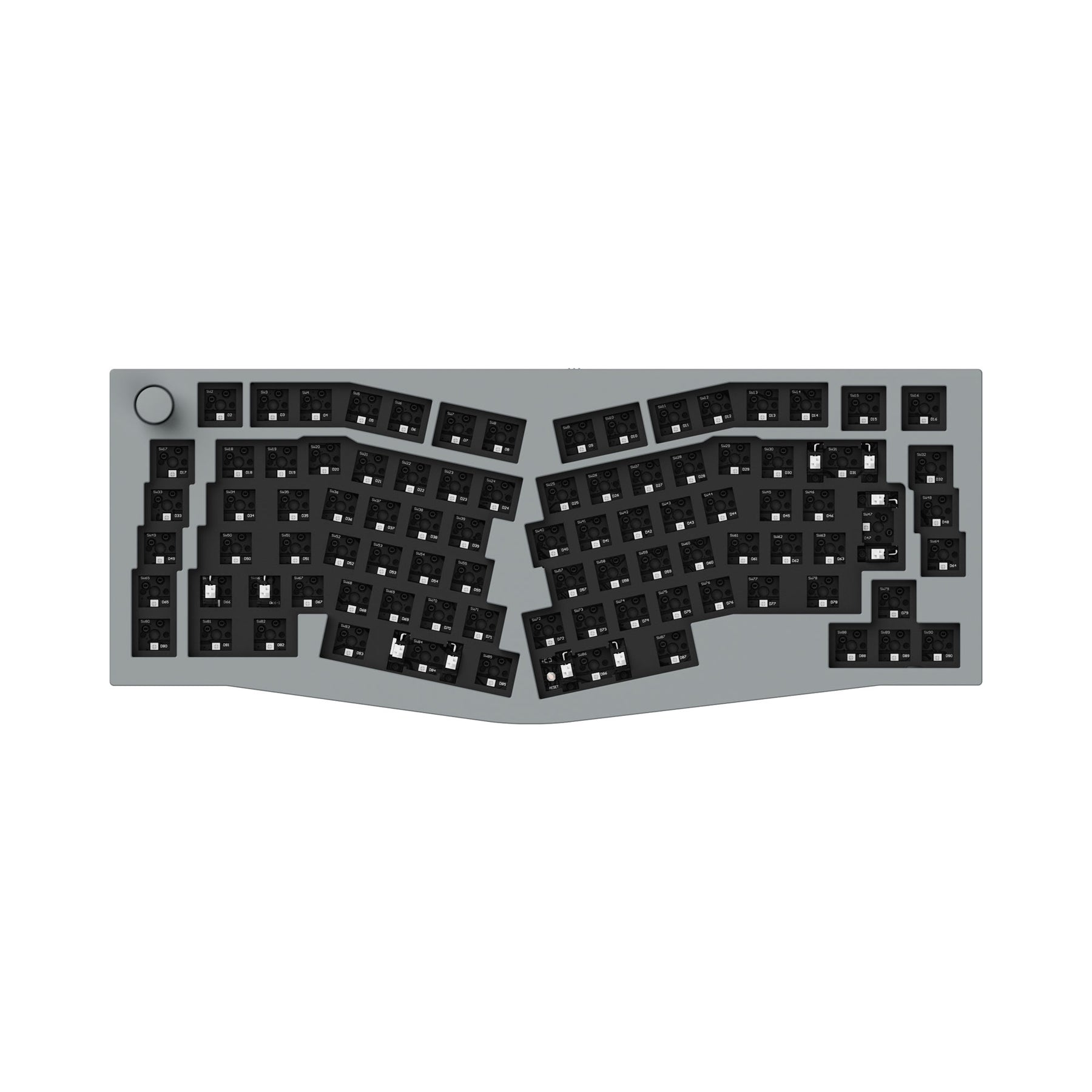 Keychron Q10 (Alice レイアウト) QMK カスタムメカニカルキーボード（US ANSI 配列）