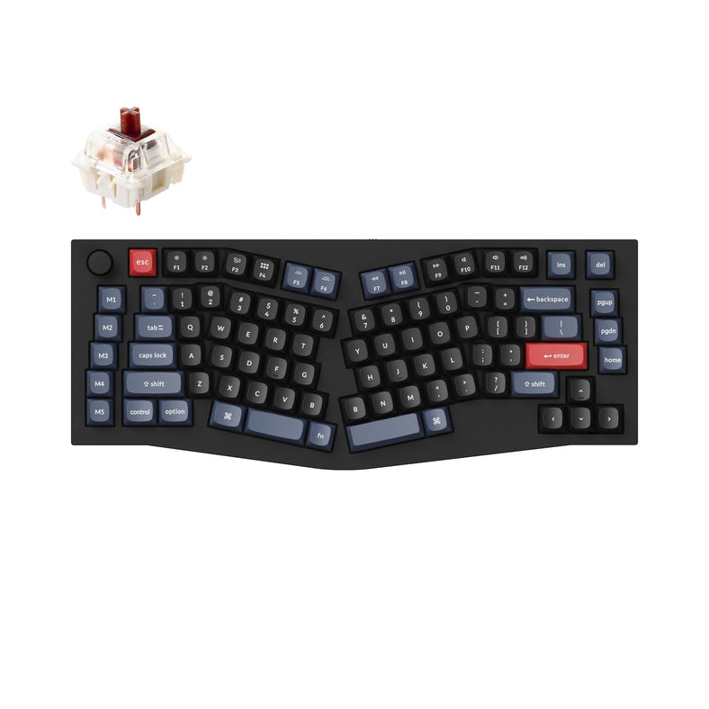 Keychron Q10 (Alice レイアウト) QMK カスタムメカニカルキーボード（US ANSI 配列）
