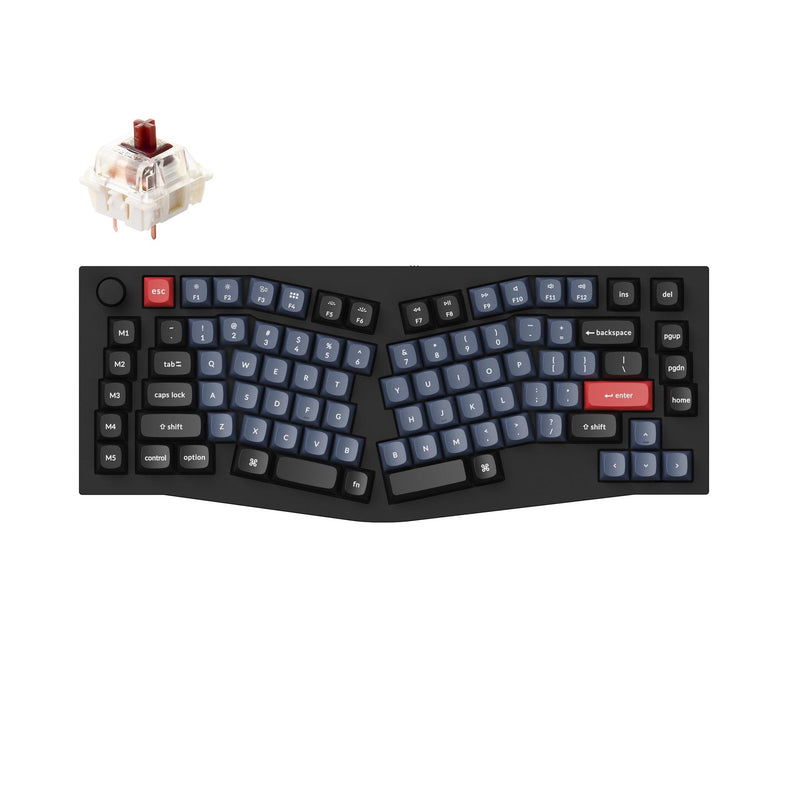 Keychron Q10 (Alice レイアウト) QMK カスタムメカニカルキーボード（US ANSI 配列）
