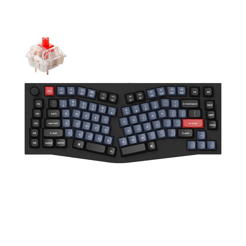 Keychron Q10 (Alice レイアウト) QMK カスタムメカニカルキーボード（US ANSI 配列）
