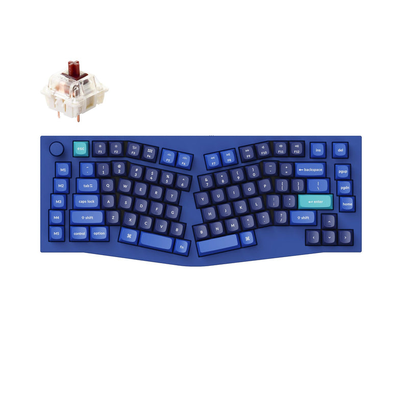 Keychron Q10 (Alice レイアウト) QMK カスタムメカニカルキーボード（US ANSI 配列）