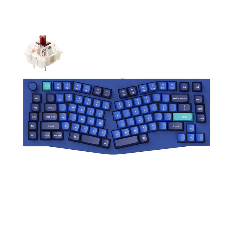 Keychron Q10 (Alice レイアウト) QMK カスタムメカニカルキーボード（US ANSI 配列）