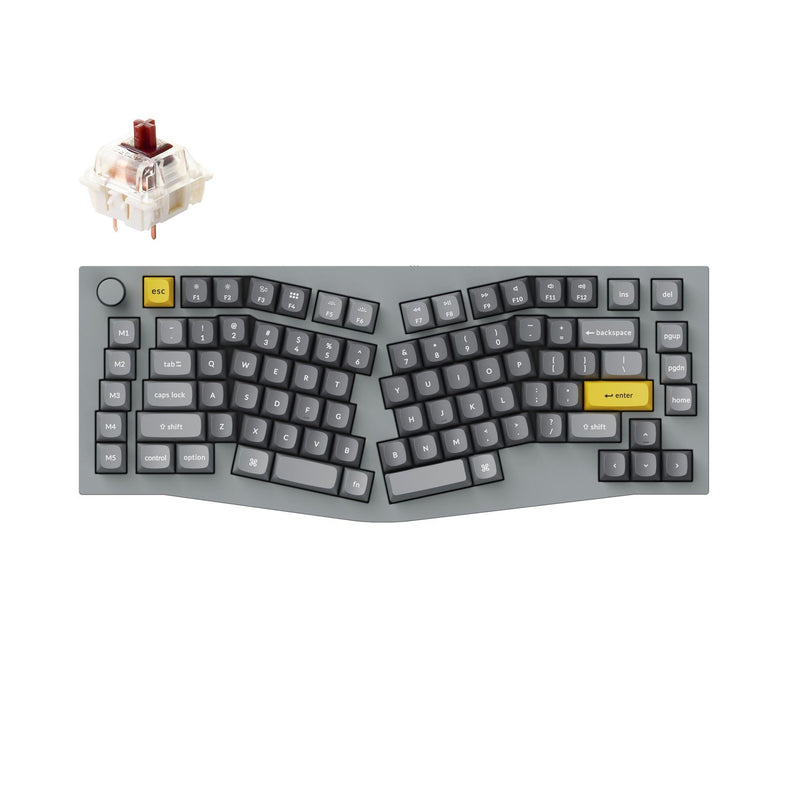 Keychron Q10 (Alice レイアウト) QMK カスタムメカニカルキーボード（US ANSI 配列）