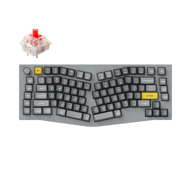 Keychron Q10 (Alice レイアウト) QMK カスタムメカニカルキーボード（US ANSI 配列）