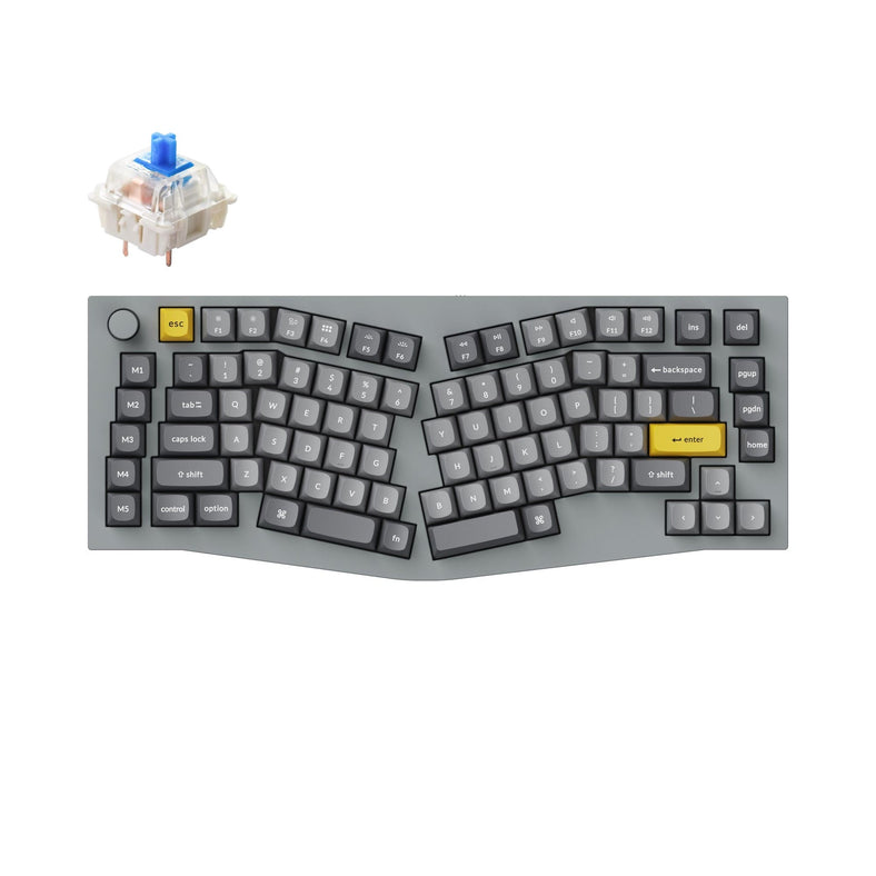 Keychron Q10 (Alice レイアウト) QMK カスタムメカニカルキーボード（US ANSI 配列）