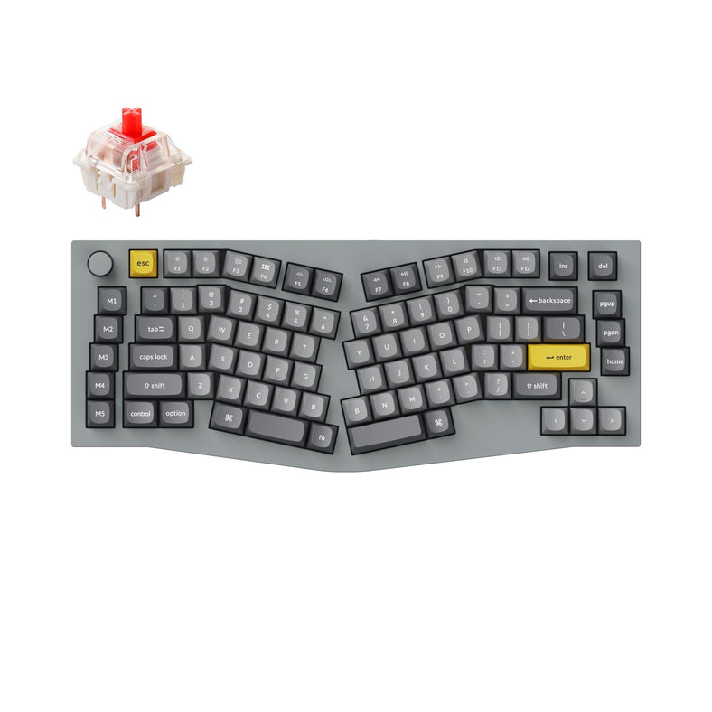 Keychron Q10 (Alice レイアウト) QMK カスタムメカニカルキーボード（US ANSI 配列）