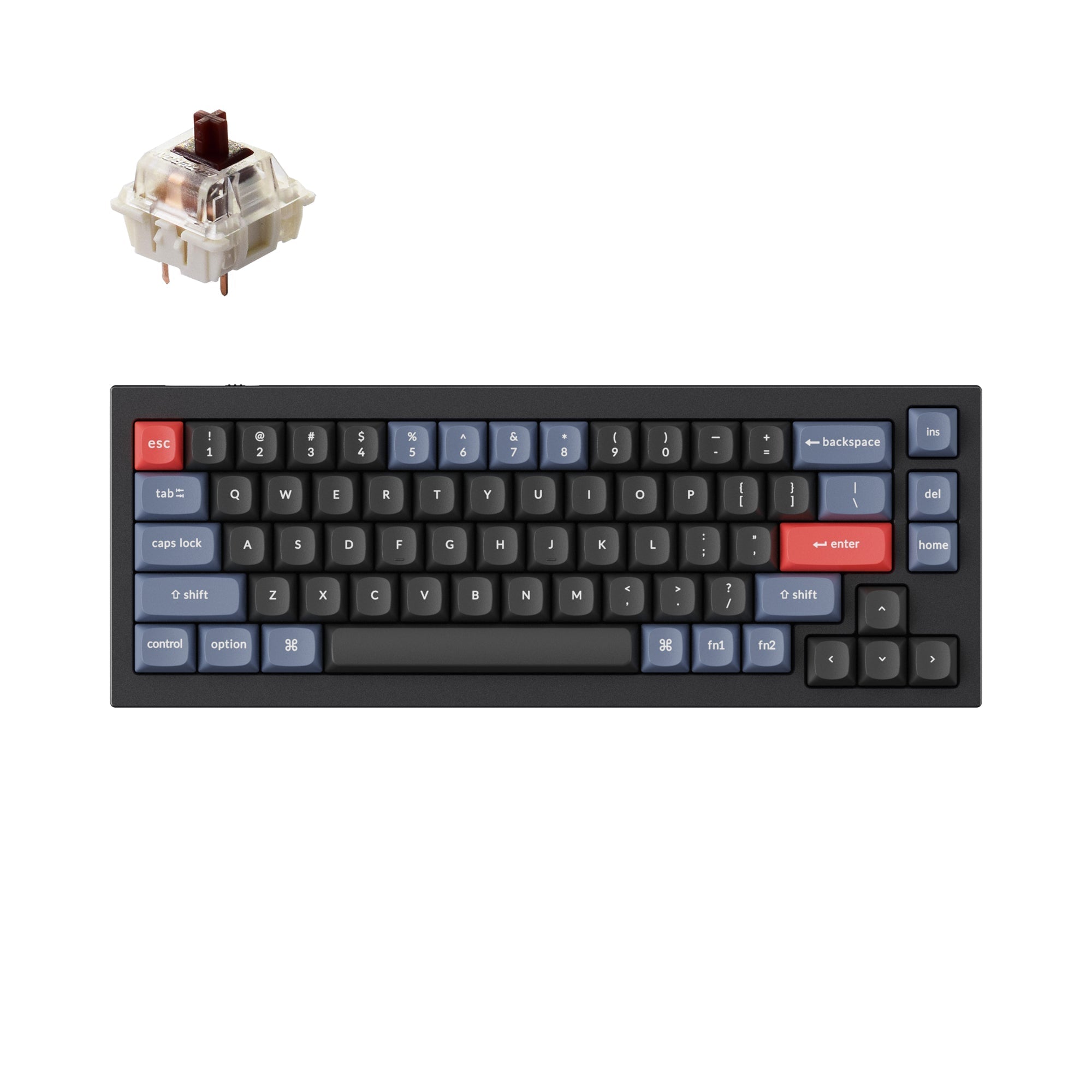 Keychron Q2 QMK カスタム メカニカル キーボード（US ANSI 配列）