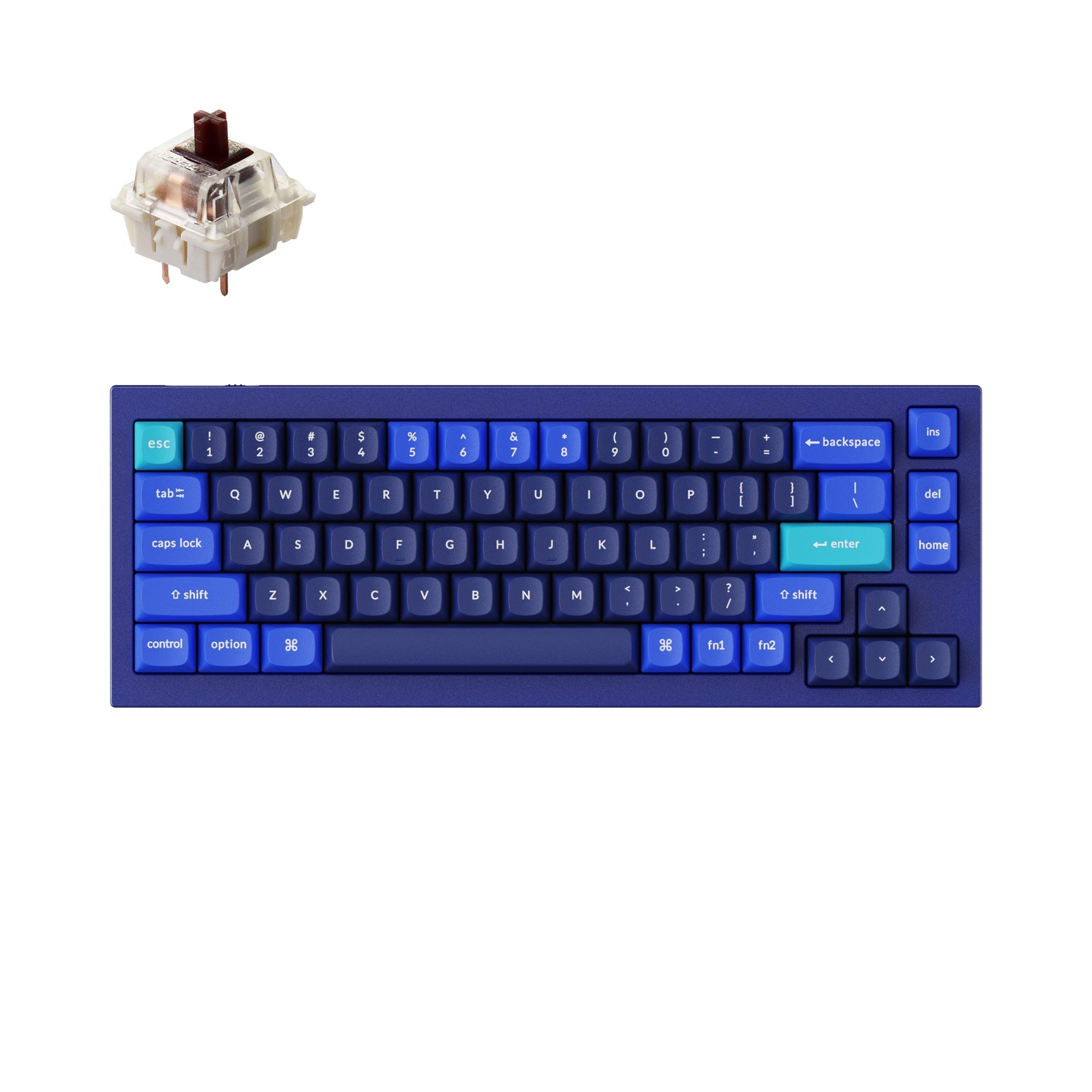 Keychron Q2 QMK カスタム メカニカル キーボード（US ANSI 配列）