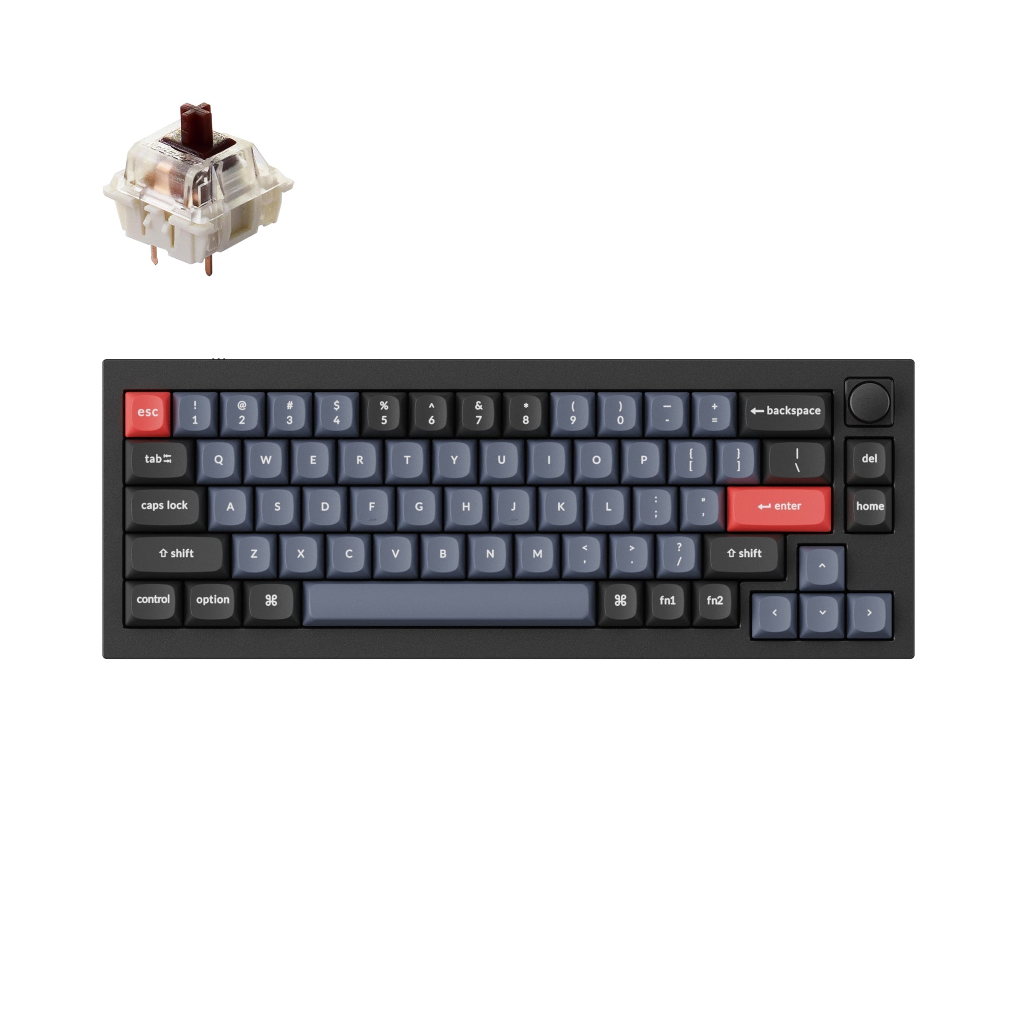 Keychron Q2 QMK カスタム メカニカル キーボード（US ANSI 配列）
