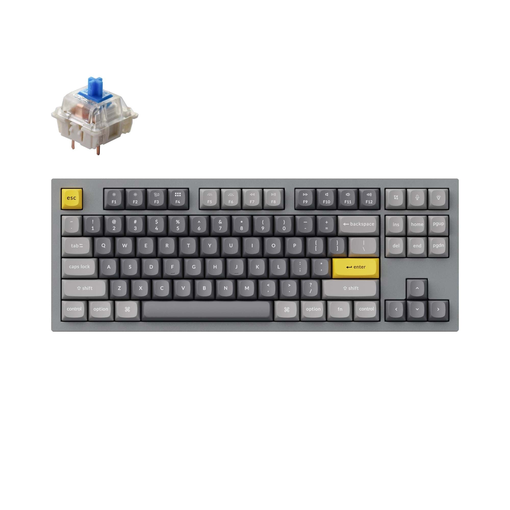 Keychron Q3 QMK カスタム メカニカル キーボード（US ANSI 配列）